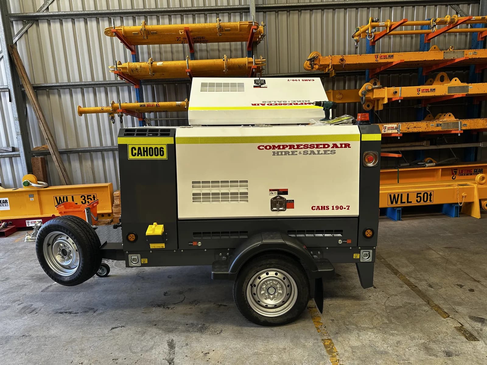 190CFM Trailer Compressor