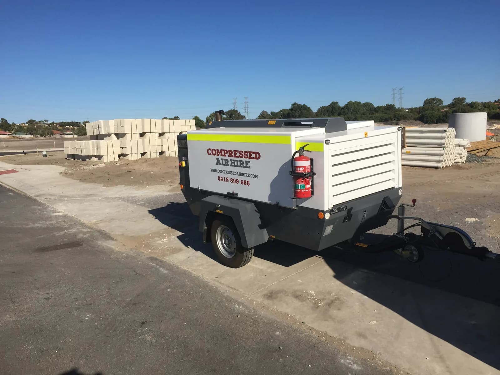 375CFM Trailer Compressor