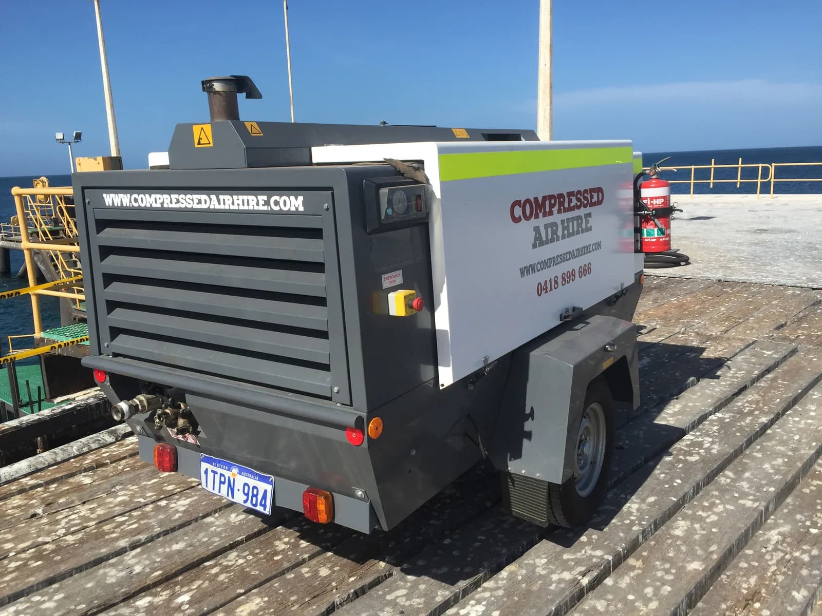 CAHS compressor fleet on site
